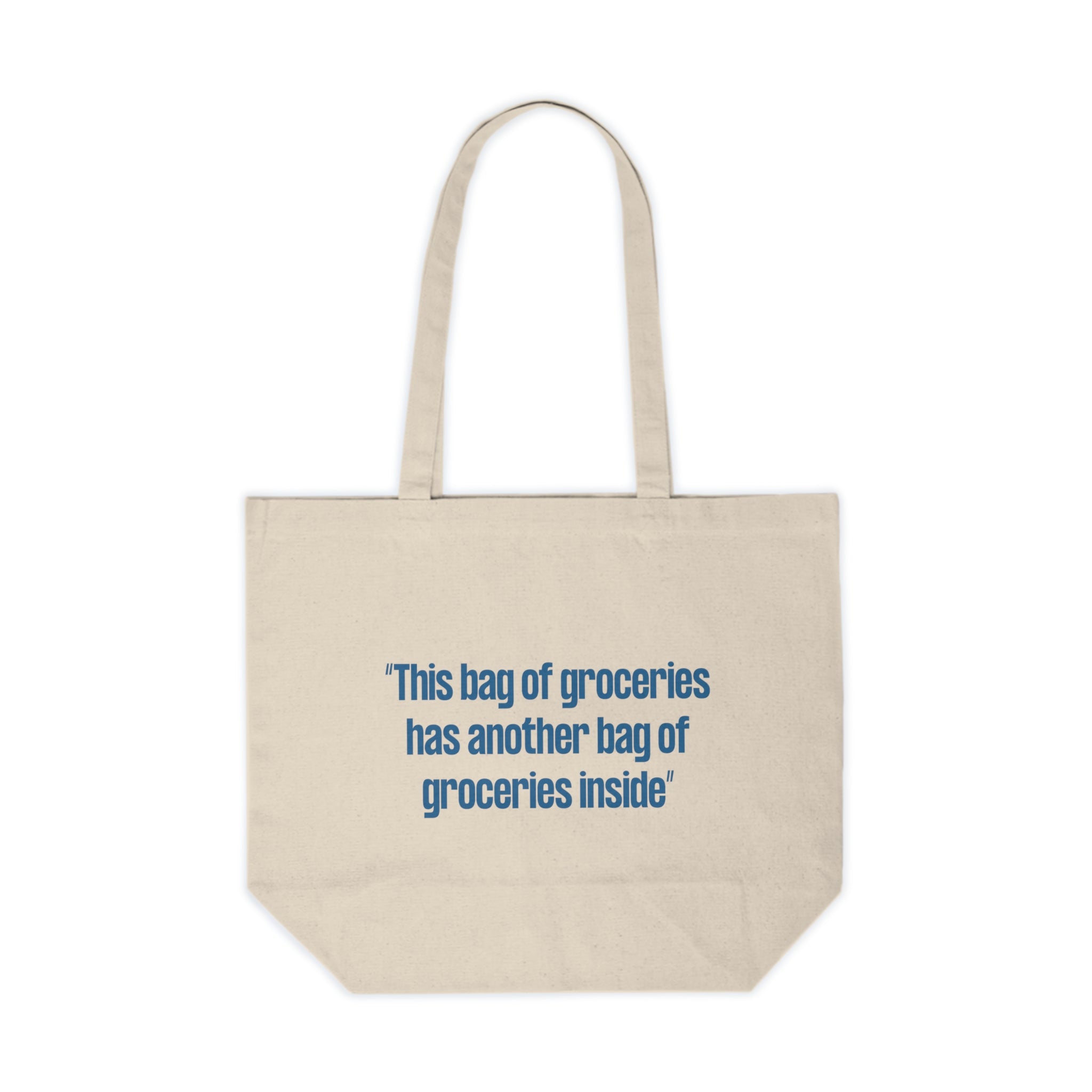 Canvas Shopping Tote